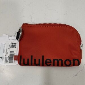 Lululemon Red Coin Pouch